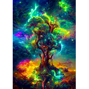 Enjoy - Puzzle Kozmično drevo življenja - 1 000 kosov