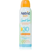 Astrid Sun Coconut Love nevidno pršilo za sončenje SPF 30 z visoko UV zaščito 150 ml