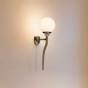 ROYALTECH Stenna svetilka Glory, medenina, kovina, višina 47 cm - Dnevna soba/jedilnica - medenina, bela