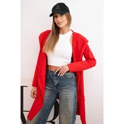 Red cape with loose hood