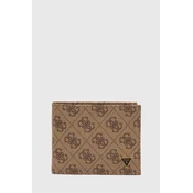 Guess Denarnica Vezzola Leather Slg SMVELE LEA20 Rjava