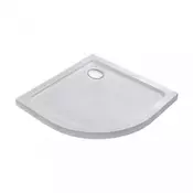 Modena Slim ukrivljen nizek akrilni tuš pladenj 80x80x5,5 cm