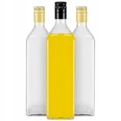 shumee 10x steklenica MARASCA CLEAR 1l za olivno olje, tinkture, kis, sirup, sok 1000ml