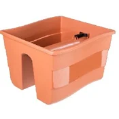 KADAX Balkonski cvetlični lonec za ograjo 29,5 x 28 x 19,5 cm