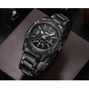 Naviforce 9117M Black muški sat sa metalnom narukvicom