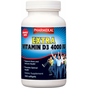 PHARMEKAL Extra D3-Vitamin (4000 IU), 350 kapsul