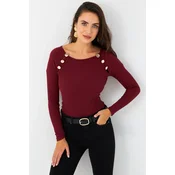 Cool & Sexy Ženska bluza EY2945, Bordo