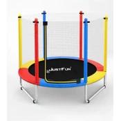 shumee REKREACIJSKI TRAMPOLIN ZA OTROKE 152 CM JUST FUN VEČBARVEN
