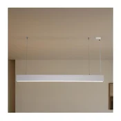 LED luster na sajli LED/55W/230V 3000/4000/6500K 120 cm bela
