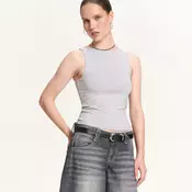 Cropp - Bluza s trakovi - light grey