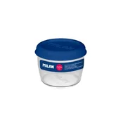 Okrogla posoda za hrano MILAN Tritan (serija Nata 624) 0,5 L - modra