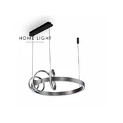 HOME LIGHT Luna 230 Luster, 61W 3000K, Sivi