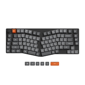 Keychron Keychron K15 Max Brezžična Mehanska Tipkovnica Low-Profile, Bluetooth/2.4 GHz, Bela osvetlitev, Gateron Red, US Layout, K15M-A1, (21733847)
