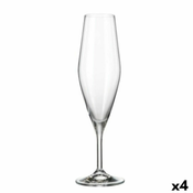 Set Caša Bohemia Crystal Galaxia champagne 210 ml 6 kom. 4 kom.