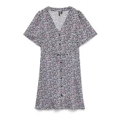 VERO MODA Dolga srajca VMALBA  mornarska / svetlo zelena / roza