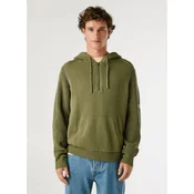 Pepe Jeans za moške. PM7000014 Mikina Phoenix zelena (M), Priložnostno, Bombaž