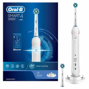 Oral-B elektricna zubna cetkica Smart 4 4000S Sensitive, set