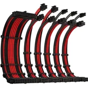 Produžni kablovi za napajanje ANTEC PSU Extension Kit 6 pack, ČRNo-crveni