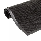 Vidaxl Protiprašni predpražnik pravokotni taftani 80x120 cm črn