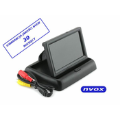 slomart Avtomobilski monitor za vzvratno vožnjo ali samostoječi LCD 4,3-palčni AV 12V... (NVOX RM403)