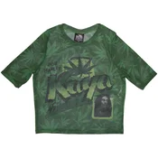 Bob Marley Kaya (Mesh) Green L Ženske Majica