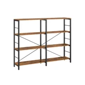 Songmics Knižna omara 6 polic 30x120x1725 cm rjava