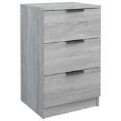 Vidaxl Nočna omarica siva sonoma 40x36x65 cm