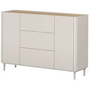 Komoda Elivo 150 2D3SZ z nogicami - kašmir/naoljen hrast