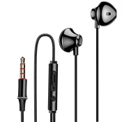 LINQ LinQ, Najlonske In-ear slušalke s 3,5 mm Jack, za prostoročno telefoniranje, Črna, (5000019278)