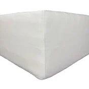 shumee Jersey Delux nastavljiva rjuha - bela 220x200 z elastiko, polirani izdelek