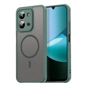 Hibridni ovitek HaloFrost II MagSafe za Xiaomi Redmi 15C 4G/Redmi 15C 5G - green
