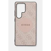 Guess ETUI GUESS 4G ROUND PATCH CLASSIC LOGO   MAGSAFE DO SAMSUNG GALAXY S25 ULTRA RÓŻOWY, (5000010239)