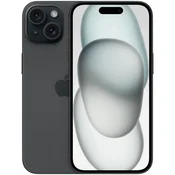 APPLE obnovljen pametni telefon iPhone 15 6GB/128GB, Black