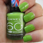 RIMMEL-60 Seconds- Lak za nohte-816 Green Eyed Monster, 8ml