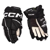 Hokejske rokavice CCM Tacks XF 80 Black/White Junior 11 palcev