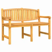 Vidaxl Vrtna klop 149,5x60x90 cm trdna tikovina