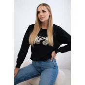 Black sweatshirt with print
