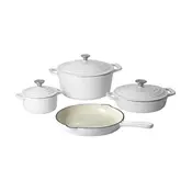 CS Solingen Set posod CS-094805 litinová Xanten 7 ks white