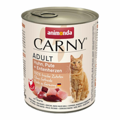 Animonda Carny Adult – piščanec, puran in raca 800 g