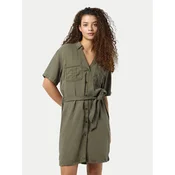 Noisy May Haljina košulja Nera 27033063 Zelena Relaxed Fit