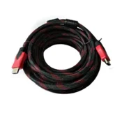 HDMI kabel 5 m, pleteni HDMI-HDMI kabel, Full HD 3K ultra LED TV