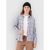Mons Royale At Merino Flannel Shirt blue granite