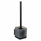 WENKO 71450800 - Komplet za WC VACUUM-LOC QUADRO ED 9,5x37 cm crna