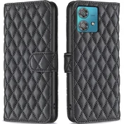 Ovitek za Motorola Edge 40 Neo, denarnica, , črn