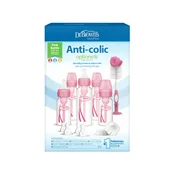 Ružicasti poklon paket (2x120 ml, 3x250 ml polipropilenska bocica, 2x Sisac razina 2, 2x Sisac razina 3, 2 x Cepovi za bocice, 1x Cetka za cišcenje)