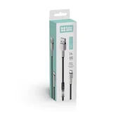 COLORWAY kabel, USB - Type-C (glava od metala) 2.4A 1m crni (CW-CBUC046-BK)
