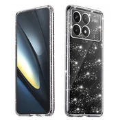 Prozoren TPU gel ovitek Techsuit SparkleSkin za Xiaomi Poco F6 Pro