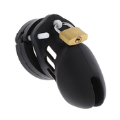 Hidden Desire Extreme Chastity Cock Cage Silicone Black S