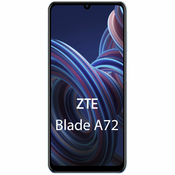 ZTE pametni telefon Blade A72 3GB/64GB, Sky Blue