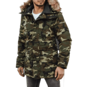 Dstreet Moška zimska jakna s kapuco HARLEY moro tx4311 XXL